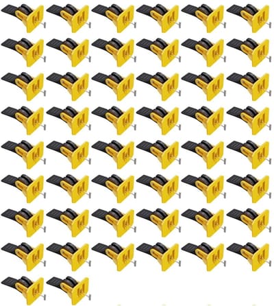 Dailygoods- Tegelsysteem 50 Stuks - Herbruikbare Tegelafstandhouders - Eenvoudig te Installeren - Verstelbaar - Voor Muren/Vloeren - Geschikt voor Tegeldiktes 8-12 mm