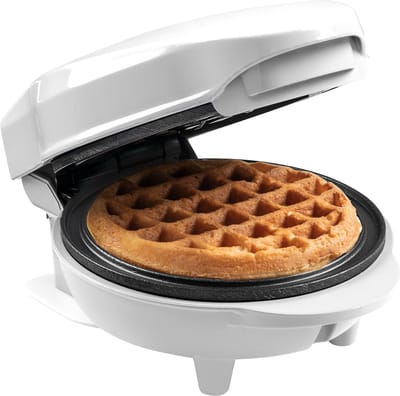 Bestron Wafelijzer - AMW500W - 550W - Mini wafel - Anti aanbaklaag - Wit - 5 jaar garantie
