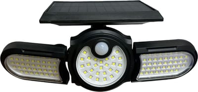 Buitenlamp met bewegingssensor – Buitenverlichting op Zonne Energie – Solar Buitenbeveiligingslamp – Tuinverlichting – Dag Nacht Sensor– Zwart