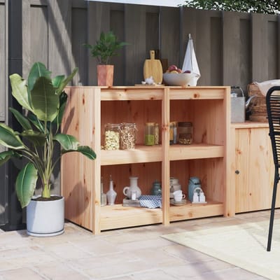 vidaXL Keukenkast voor buiten MEPPEL 106x55x92 cm massief grenenhout