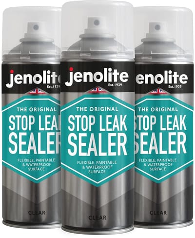 Lekdichtingsspray - Waterdichte Sealer - Dakgoot Reparatie - Directe Lekkage Stop - 3x400ml - Transparant