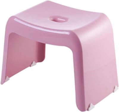 Badkamer Kruk - Douche Kruk - Schoen Veranderen - Verdikt Plastic - Large - Roze