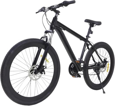 Mountainbike - 26 inch fiets - Buitenactiviteiten - 21 versnellingen - 172 cm - Zwart