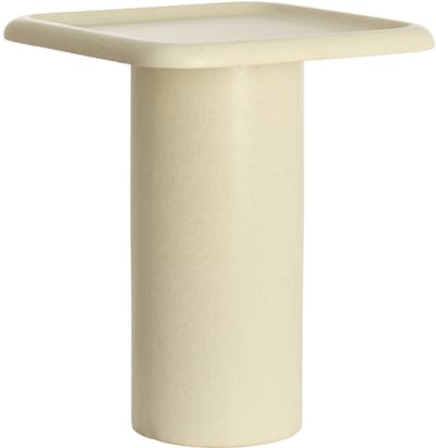 Light&living Bijzettafel 40x40x48 cm LUARCA keramiek mat crème