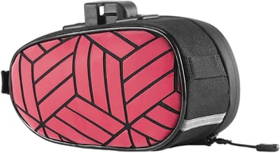 Fietszadeltas - Opbergruimte zadel - Fietsen Onderweg - Hoge Zichtbaarheid - 1.2 Liter - Rood