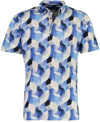 Eden Valley poloshirt korte mouw blauw