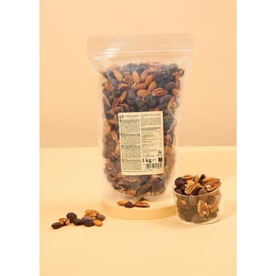 Chocoladenotenmix met zoete kersen 1 kg