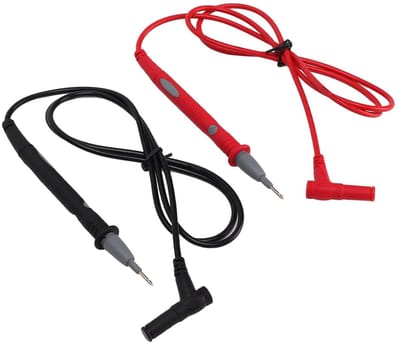 Digitale Multimeter Meetsnoeren - Testkabels Multimeter - Elektronica Testen - Versterkte Gelegeerde Sondes - 90 cm Kabellengte - Zwart