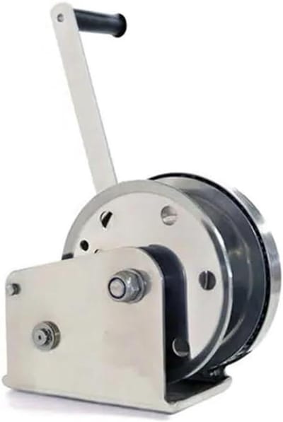Handlier Roestvrij - Waterdichte Lier - Veilig Laden - Tweeweg Zelfvergrendelend - 1800 Lb Capaciteit - Zilver