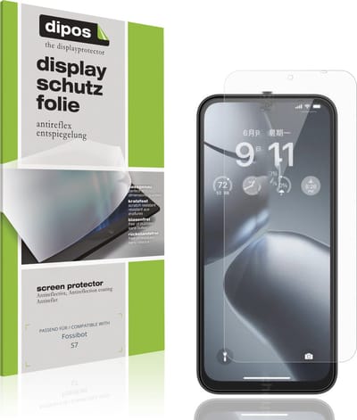 dipos – 4x Matte Beschermfolie geschikt voor Fossibot S7 | Krasbestendige & antireflecterende Screenprotector Ultra-Thin
