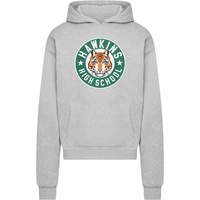 Hoodie Merchcode Stranger Things Hawkins Tigers Heavy