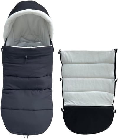 Universele Wintervoetenzak voor Kinderwagen - Warm, Waterafstotend & Zacht - Geschikt voor Babyzen YOYO en meer