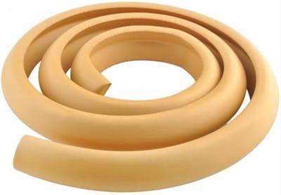 CHPN - Foamrand - Stootbescherming - 2M Foam - Stootrand - Zacht foam - Babyveiligheid - Beige - Rand beschermer - Tafelbeschermer - Stoot absorberend - Met zelfklevende tape