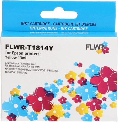 FLWR - Cartridges / Epson 18XL / geel / Geschikt voor Epson