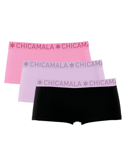 Chicamala Dames Boxershorts – 3 Pack – Ondergoed – Kleding – 95% Katoen – Normale Lengte – Dameskleding – Onderbroeken Dames