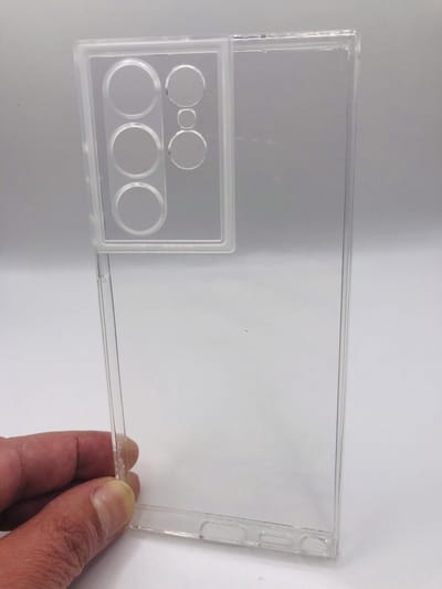 Soft TPU Hoesje geschikt voor Samsung Galaxy S22 Ultra - Doorzichtig Siliconen hoesje - Transparant