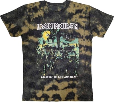 Iron Maiden - A Matter Of Life & Death Heren T-shirt - L - Bruin