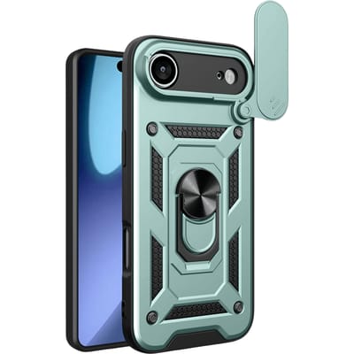 CaseBody Apple iPhone Air Shield Case met Camera-schuif Groen