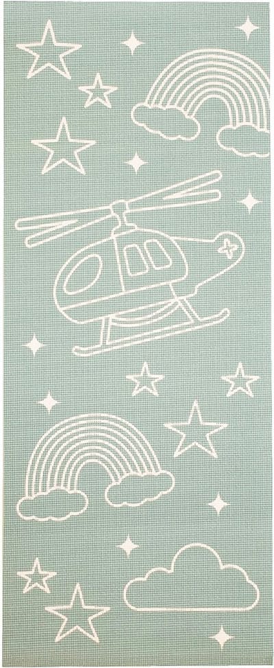 Kinder yogamat space asgroen - Lotus | 6 mm | fitnessmat | sportmat | pilates mat | 4,5 mm | fitnessmat | sportmat | pilates mat | reis yogamat | 4 mm | fitnessmat | sportmat | pilates mat