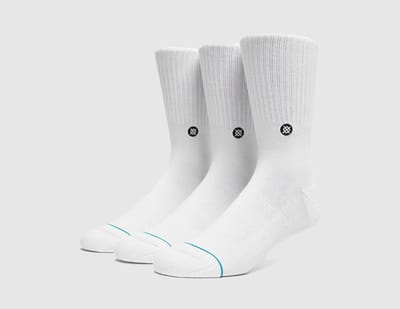Stance Icon Crew Sokken (3-Pack), wit