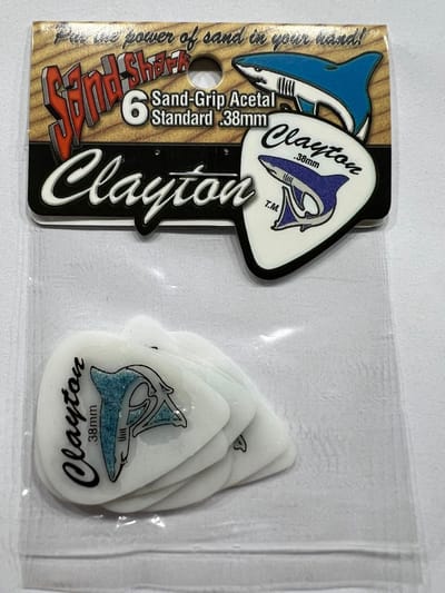 Clayton - Sand Shark - plectrum - 0.38 mm - 6-pack