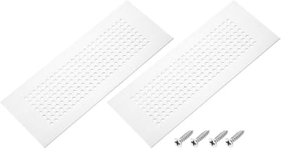 Ventilatieroosters - Luchtgaten - Kast Ventilatie - Aluminium Legering - 20 x 75 cm - Zilver
