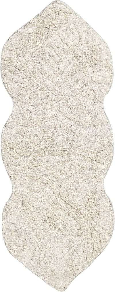 CANBAR - Badmat - Lichtbeige - 150 x 60 cm - Katoen