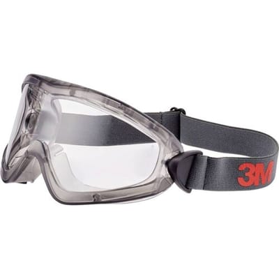 3M 2891-SG Ruimzichtbril Met anti-condens coating Grijs