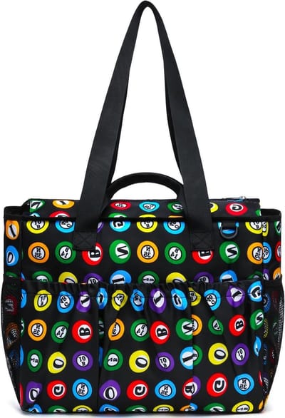Grote Shopper Tas - Draagtas Vrouwen - Dagelijks Gebruik - Waterafstotend Materiaal - 31.5 cm Hoog - Meerdere Prints