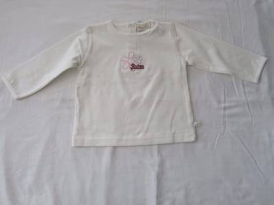 noukie's , meisje , t-shirt creme, retro , 18 maand  86