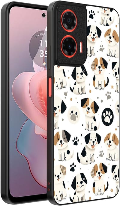 Smartphonica Telefoonhoesje Geschikt voor Motorola Moto G Power 2024 met honden opdruk - TPU backcover case dog design geschikt voor Motorola Moto G Power 2024
