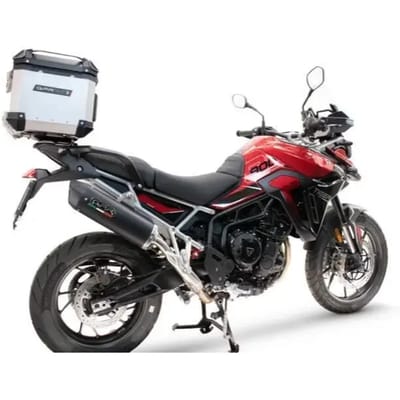 Top case motorfiets van aluminium met specifieke plaat inbegrepen GPR Tech Triumph Tiger 900 2024/2025 GT/Pro/Rally Pro