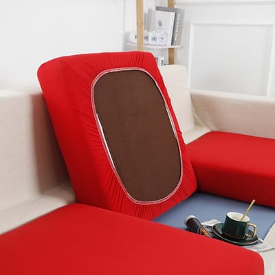 Zwarte Bankzitkussenhoezen Voor Meubels Elastische Beschermhoezen Huisdieren Kinderen Wasbaar Verwijderbaar Woonkamer Banken Kussenhoes Back cushion cover