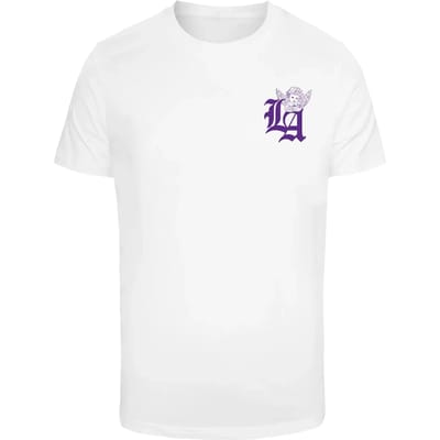 Mister Tee - Guardian Angel Of LA Heren Tshirt - XS - Wit