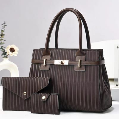 Nieuwe Driedelige Moeder-kind Tas Modieuze Handtas Trendy Textuur Schoudertas Veelzijdige Verticale Embossed Crossbody Tas ，