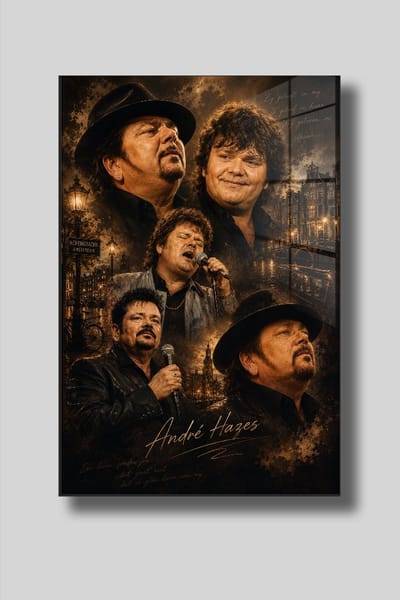 Andre Hazes Plexiglas schilderij 50x80cm