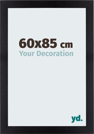 Your Decoration - Fotolijst 60x85 cm - MDF - Zwart Mat - Mura