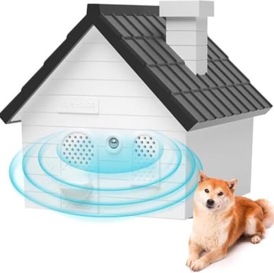 Anti Blaf Apparaat - Anti Blaf Ultrasoon 15 m Bereik - Waterdicht - Alternatief Anti Blafband Zonder Schok - 4 Ultrasone Niveaus - Honden Trainer – 15 m Bereik - Voor Binnen En Buiten