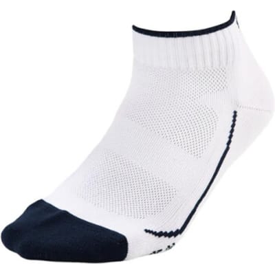 Sjeng Sports KEA Tennis Sokken Dames Wit/Donkerblauw 36-40 2-Pack Sportsokken met Polygiene Anti-geur Technologie