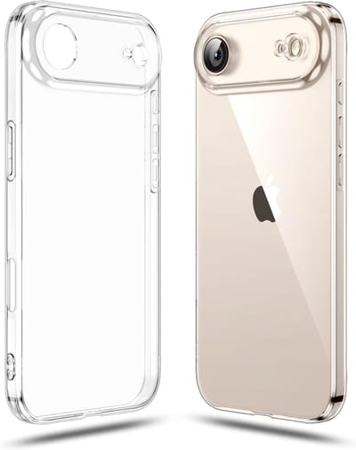 Aziline Silicone Case Geschikt voor Apple iPhone Air - AziLine Transparante Bescherming Hoesje voor iPhone Air - Premium Zachte Silicon Hoesje geschikt voor iPhone 17 Air