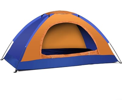 Lexorion Tent 1-2 Personen – Festival Tent – Kampeertent – Handmatige Tent voor 2 Personen – Lichtgewicht – Waterafstotend – Festival, Strand & Outdoor – 210D Oxford – Inclusief Draagtas & Muggengaas - Tentkleur Willekeurig