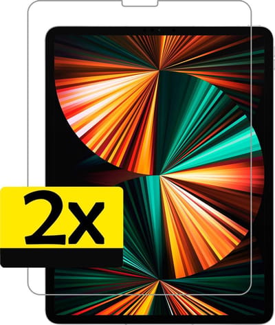 Screenprotector - Geschikt voor Apple iPad Pro (2021) - 11 inch - 3e generatie - 2 Stuks - Extra Sterk - Beschermglas - Gehard Glas - Tempered Glass - Screen Protector