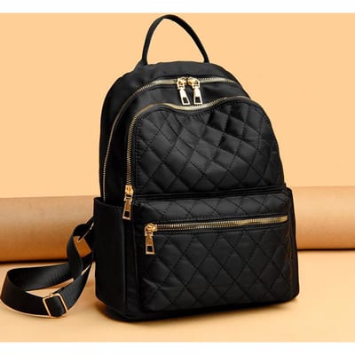 Rugzak met meerdere vakken Dames Oxford Rugzak Grote capaciteit Schooltas Waterdichte Zak voor zakenreizen Casual Sport Handtassen black