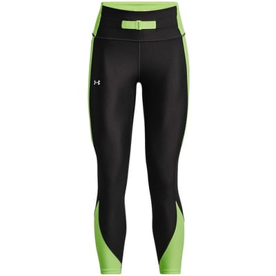 Under Armour No-Slip Tailleband Dames Zwart Enkel Legging