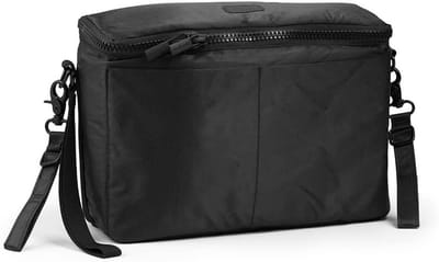 Kinderwagen Organizer - Baby tas - Onderweg organiseren - Afsluitbaar deksel - 29 x 12 x 19 cm - Zwart