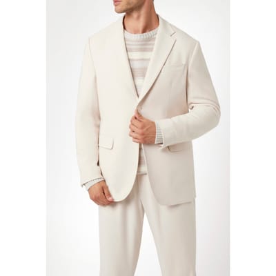 GUESS Marciano By  Sean 2b Notch Blazer Warm Milk Taglia: 50 | Blazers Outlet | Uomo