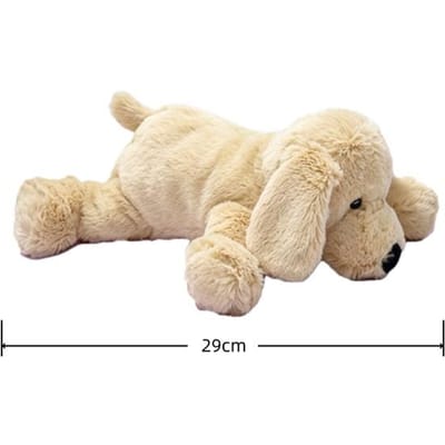 Golden Retriever Knuffels Gesimuleerde Hond Opgezette Pop Schattig Huisdecoratie Speelgoed Kawaii Kinderen Slaapmaatje Verjaardagscadeaus beige