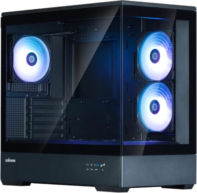 PC Behuizing - Computerkast Mini Tower - Componenten Beschermen - MicroATX Mini-ITX Ondersteuning - 45x43x23 cm - Zwart