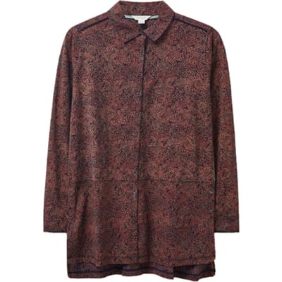 White Stuff Lottie Longline Mix Shirt Navy Multi Maat: 8 | Overhemden Outlet | Dames | Zwart