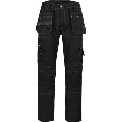 Stanley Huntsville werkbroek met kniezakken 48R zwart